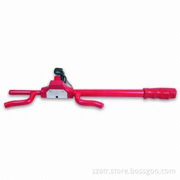 Flat Key Steering Wheel Lock, with 590 to 870mm Adjustable Length